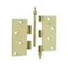 Zawias do drzwi 101,6x101,6mm stal mosiądzowany splatany 2szt. mod.1011