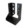 Wspornik wieszak belki 100mm czarny 141x80mm mod. 354