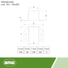 Wspornik wieszak belki 100mm inox 200x80mm mod. 353