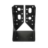 Wspornik wieszak belki 80mm czarny 122x82mm mod. 354