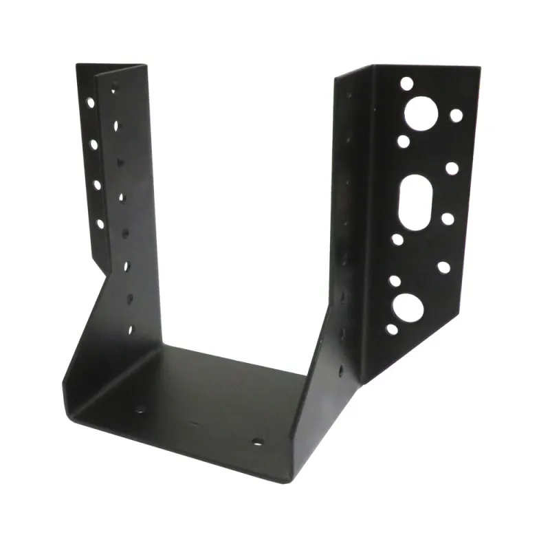 Wspornik wieszak belki 100mm czarny 141x80mm mod. 353