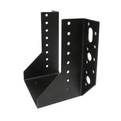 Wspornik wieszak belki 100mm czarny 141x80mm mod. 353