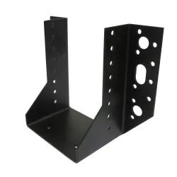 Wspornik wieszak belki 100mm czarny 141x80mm mod. 353