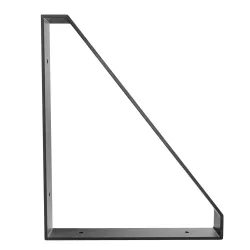 Wspornik półki stalowy czarny loft 211x261mm mod. 3003