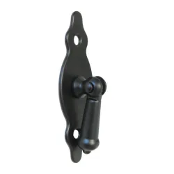 Uchwyt meblowy kołatka czarny 28x80mm pionowy mod. 1005