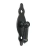 Uchwyt meblowy kołatka czarny 28x80mm pionowy mod. 1005