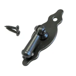 Uchwyt meblowy kołatka czarny 28x80mm pionowy mod. 1005