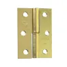 Zawias meblowy 51x36mm mosiądzowany LEWY (pl) mod. 540