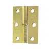 Zawias meblowy 51x36mm mosiądzowany PRAWY (pl) mod. 540