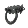 Uchwyt meblowy kołatka czarny rustykalny 100x31mm mod.1003