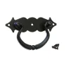 Uchwyt meblowy kołatka czarny rustykalny 100x31mm mod.1003