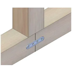 Łącznik płaski stalowy czarny 100x20mm mod. 505