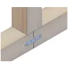 Łącznik płaski stalowy czarny 100x20mm mod. 505