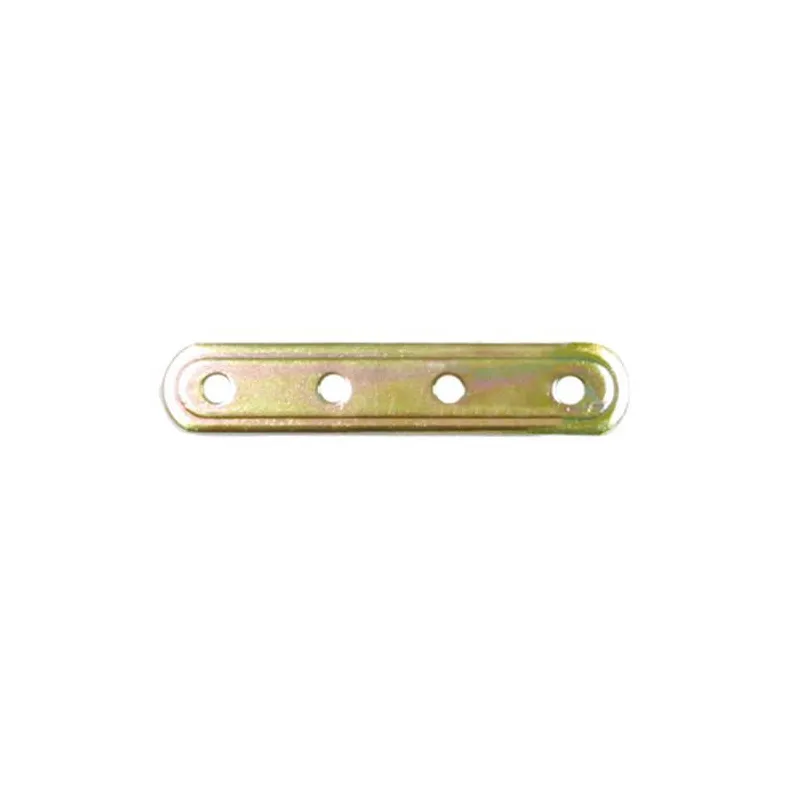 Łącznik płaski stalowy 100x20mm żółty ocynk mod. 505
