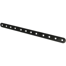 Łącznik płaski stalowy 312x20mm czarny mod. 505