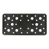 Łącznik płaski mod.502-185x90 czarny