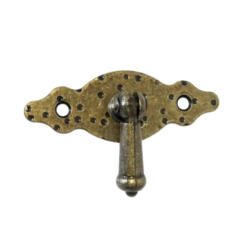 Uchwyt meblowy złoto antyczne kołatka 80x28mm mod. 1004 EAN