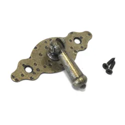 Uchwyt meblowy złoto antyczne kołatka 80x28mm mod. 1004 EAN