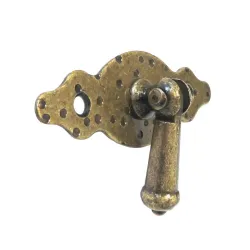 Uchwyt meblowy złoto antyczne kołatka 80x28mm mod. 1004 EAN