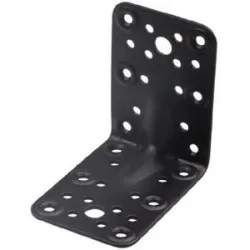 Łącznik kątowy ciesielski 90x65mm czarny mod. 301