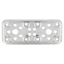 Łącznik płaski ciesielski 120x50mm INOX mod. 500