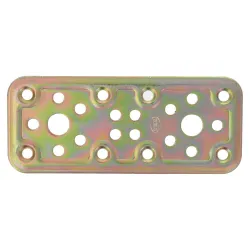Łącznik płaski 120x50mm żółty ocynk mod. 500 dokonstrukcji drewnianych