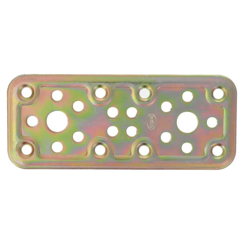 Łącznik płaski 120x50mm żółty ocynk mod. 500 dokonstrukcji drewnianych