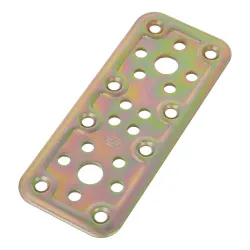 Łącznik płaski 120x50mm żółty ocynk mod. 500 dokonstrukcji drewnianych