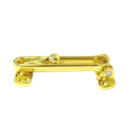 Łańcuch drzwiowy sztywny 120mm mosiądzowany połysk mod. 2