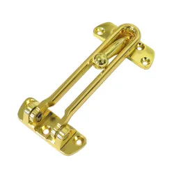 Łańcuch drzwiowy sztywny 120mm mosiądzowany połysk mod. 2