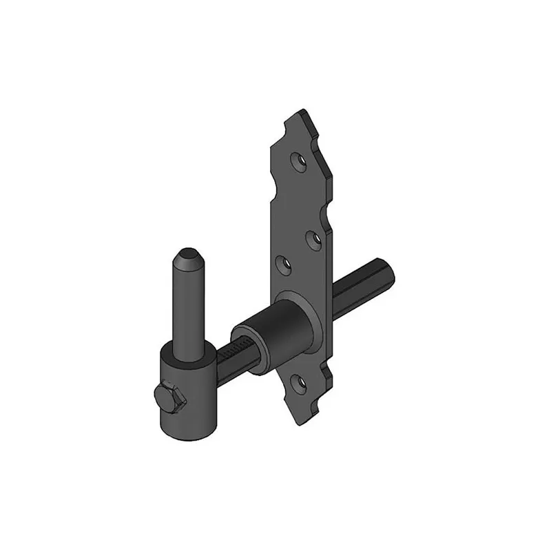 Trzpień zawiasu fi.14mm z regulacją 163-193 czarny mod. 8060