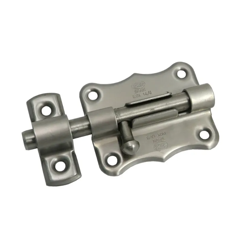 Zasuwka stalowa 60x48mm INOX mod. 384