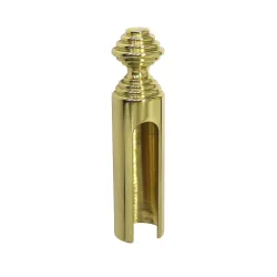 Osłonka do zawiasu wkręcanego fi.14mm mosiężna ozdobna mod. 3156