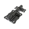 Zasuwka stalowa 70x56mm czarna mod. 384