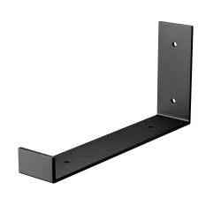 Wspornik półki stalowy czarny loft 103x211mm mod. 3004