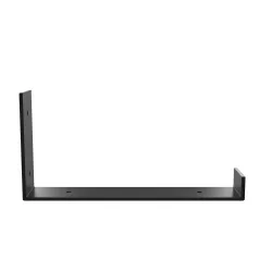 Wspornik półki stalowy czarny loft 103x211mm mod. 3004