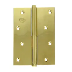 Zawias do drzwi 100x70mm mosiądz lakierowany rozłączny PRAWY (pl) mod.1107