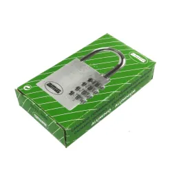 Kłódka szyfrowa 35mm aluminiowa srebrna combi mod.75