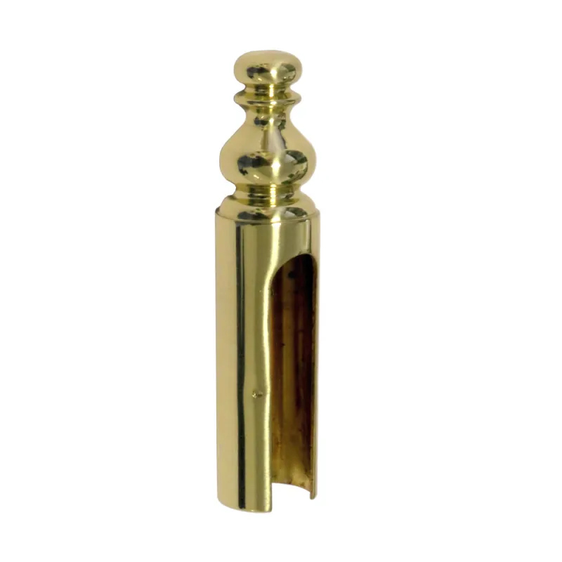 Osłonka zawiasu wkręcanego fi.14mm barok mosiężna mod. 3D