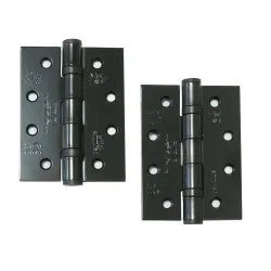 Zawias stalowy 102x76mm czarny 2szt. łożyskowany mod. ZHS43