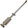 Zasuwa mosiężna 500mm złoto antyczne mod. 3700