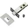 Zamek oszczędnościowy 60mm niklowany mod.7 czoło 25x57mm