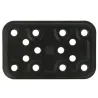 Łącznik płaski 80x50mm czarny mod.500 do konstrukcji drewnianych