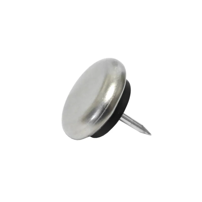 Podkładka meblowa wbijana okrągła 27mm niklowana mod. 60