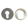 Szyld wkładki rozeta 52mm mosiadz chrom mat mod.252