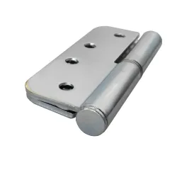 Zawias do drzwi 102x76mm stal chrom LEWY (pl) 2 szt.