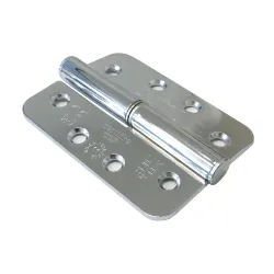 Zawias do drzwi 102x76mm chrom PRAWY (pl) 2 szt.