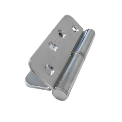 Zawias do drzwi 102x76mm chrom PRAWY (pl) 2 szt.