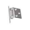 Zawias meblowy 63x40mm INOX asymetryczny mod. 6