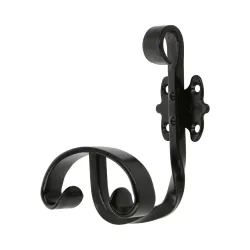 Wieszak ścienny rustykalny czarny 120x80mm mod. 101